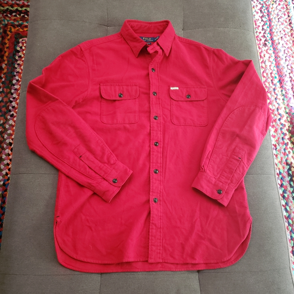 Polo Ralph Lauren red flannel workshirt
